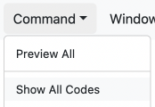 command_show_codes